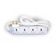 Power Strip(Extention Socket) / Terminator 4 way universal power extention TPB 4UA 3M